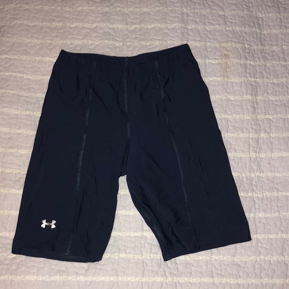 Under Armour Pants - Under armor navy blue training shorts small